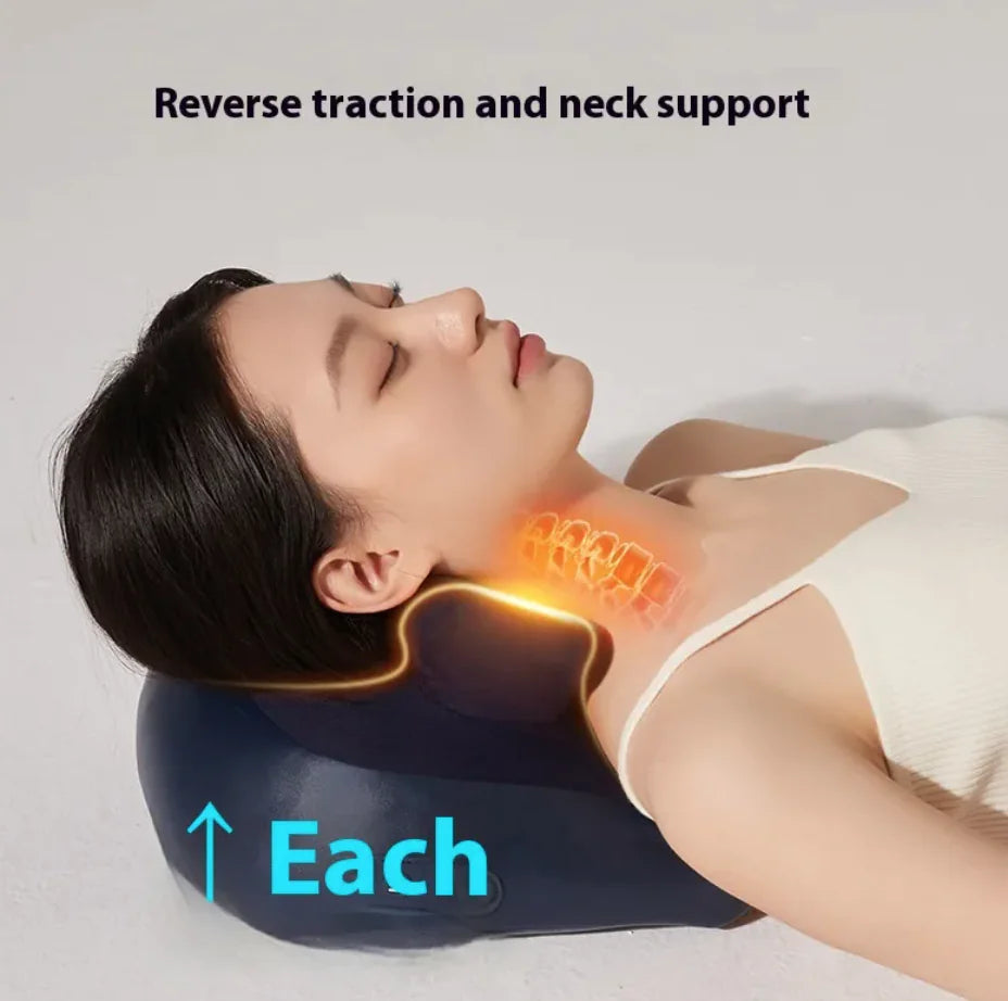 Compact Back Massager with Deep Kneading & Red Light Therapy