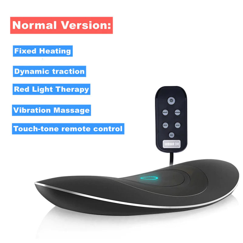 Portable Back Massager with Heat and Spine Support