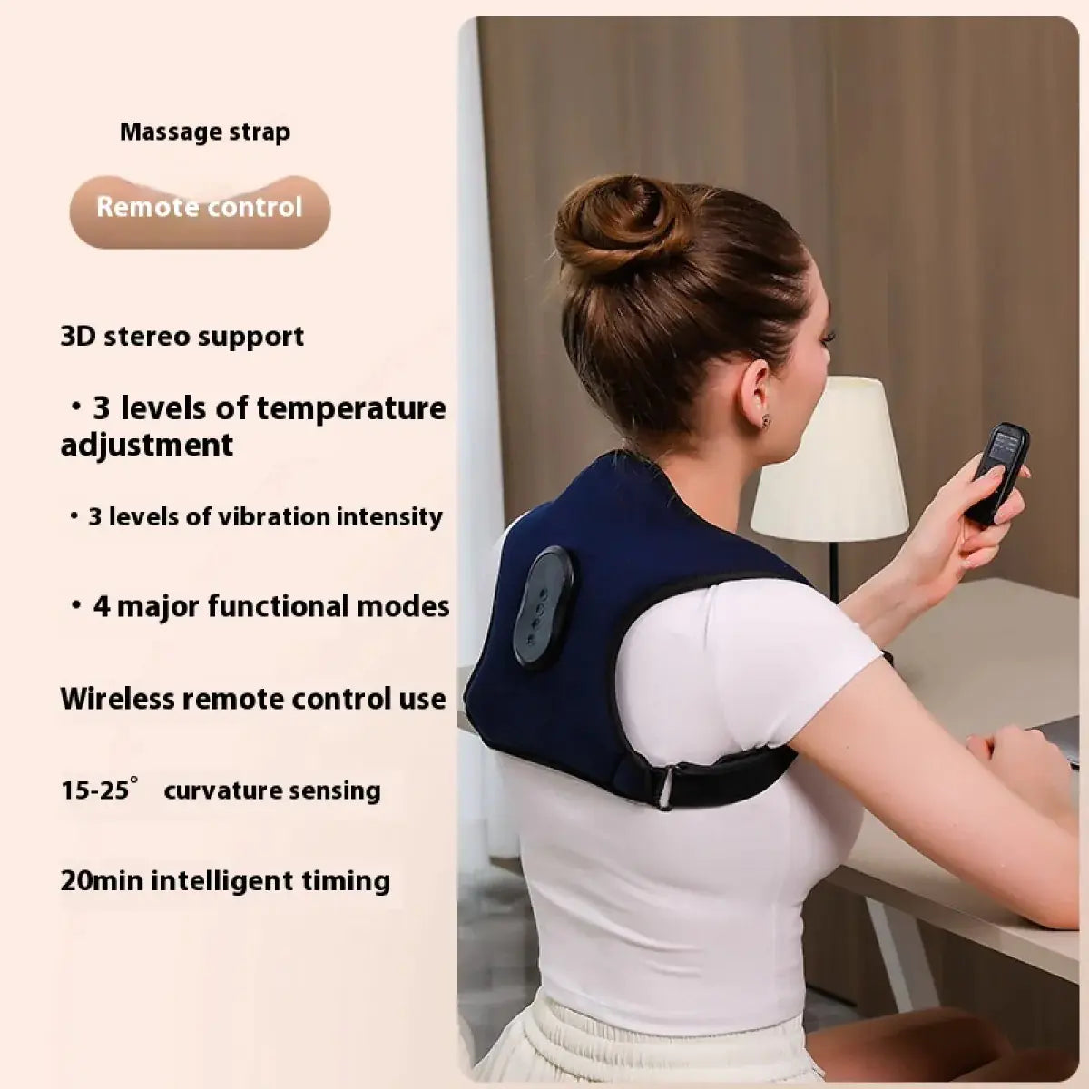 Back Massager with Posture Support