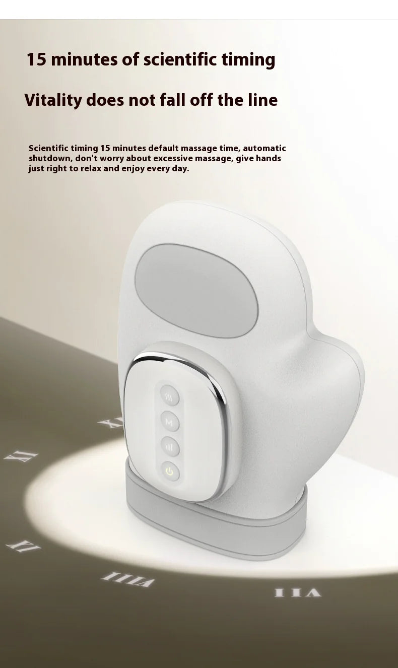 Wireless Heated Hand Massager – Air Pressure & Multi-Mode Relief
