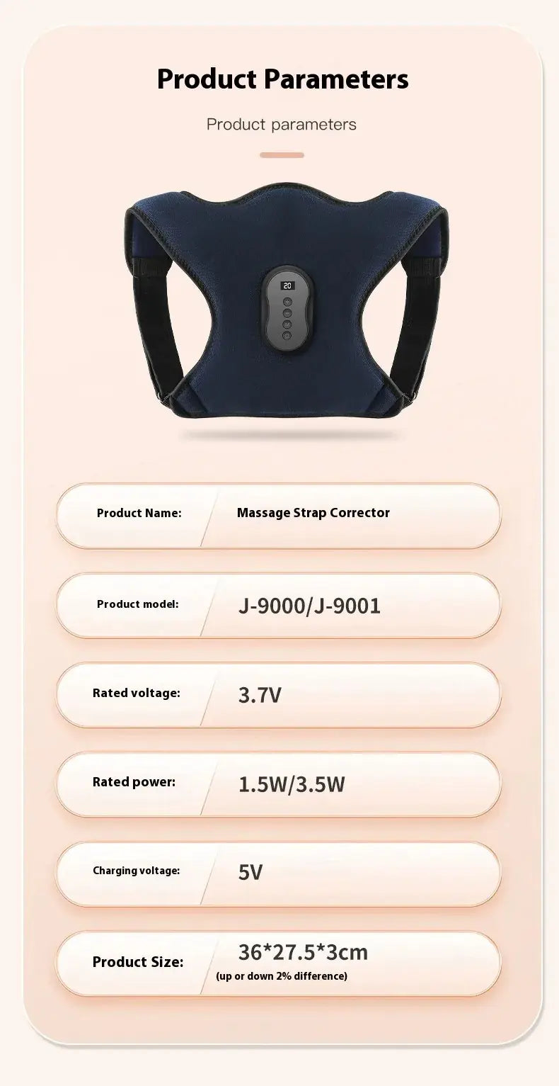 Back Massager with Posture Support