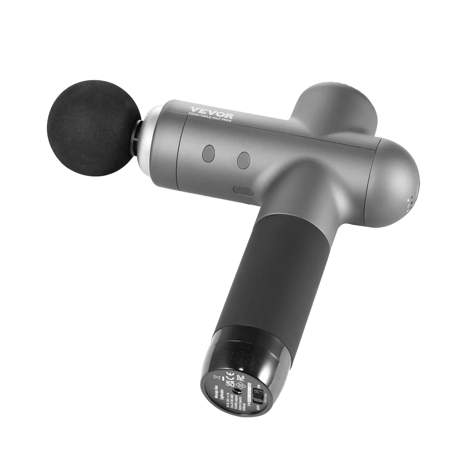 Handheld Deep Tissue Massage Gun with 8 Speeds & 6 Heads