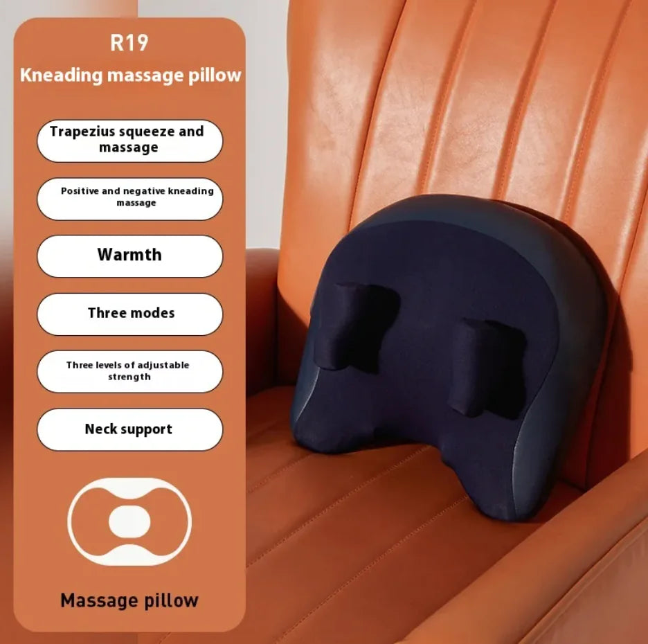 Compact Back Massager with Deep Kneading & Red Light Therapy