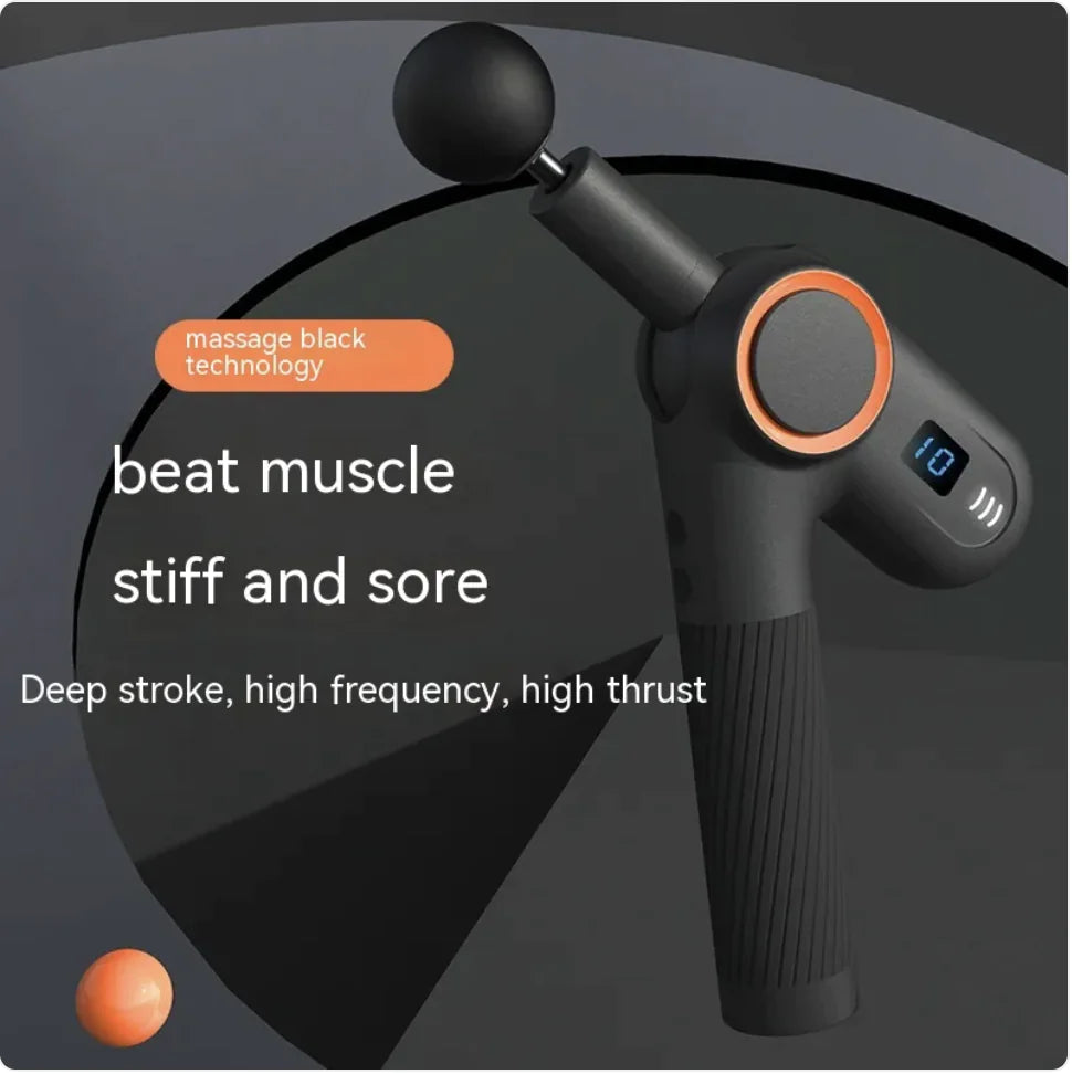 Rotatable Brushless Massage Gun – Quiet Deep Tissue Relief