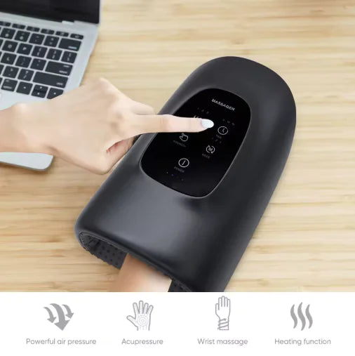 Electric Hand Massager with Heat & Air Compression – Ergonomic Design