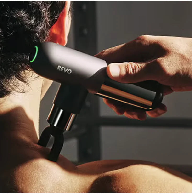 Handheld Deep Tissue Massage Gun with 8 Speeds & 6 Heads
