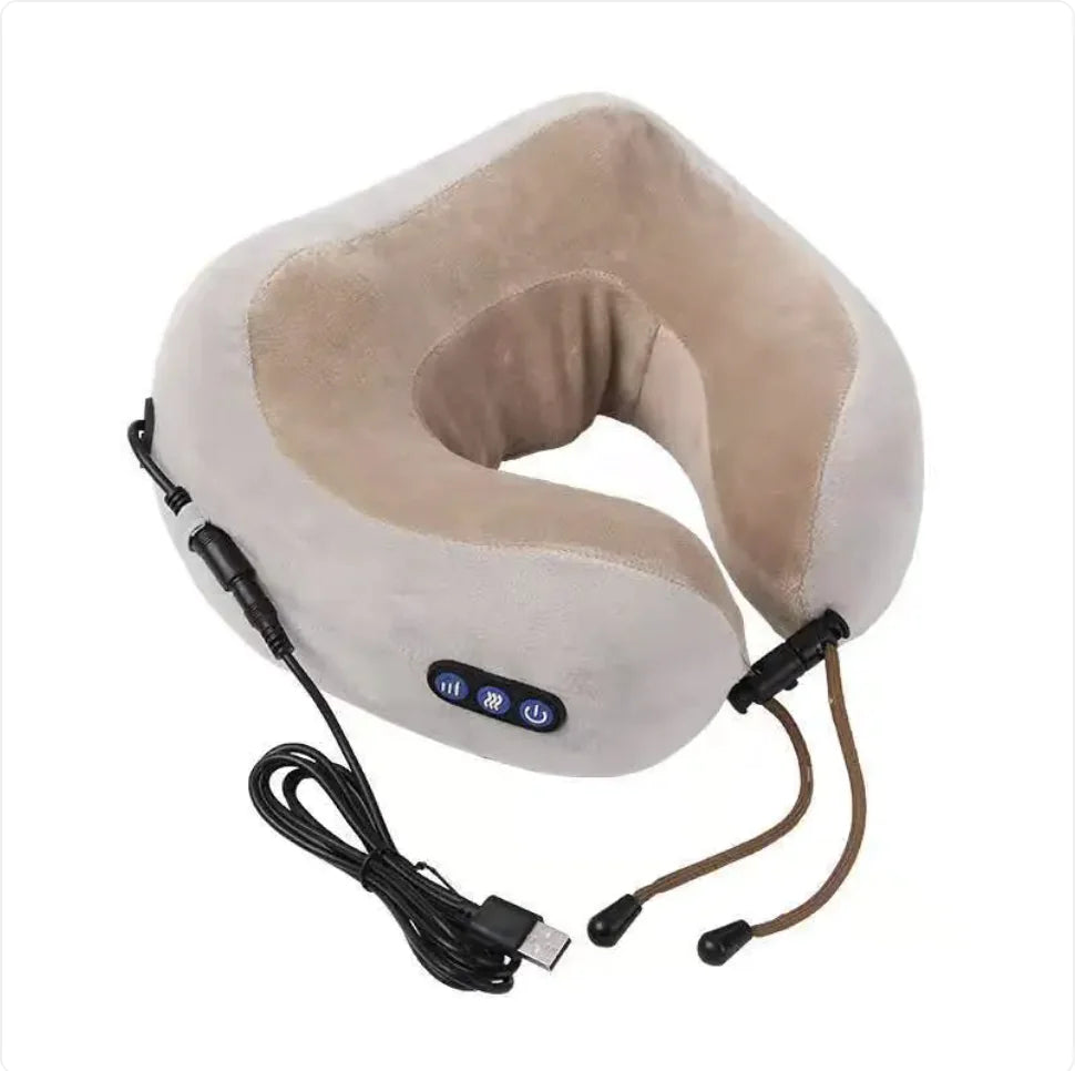 U-Shaped Electric Shoulder Massager with Heat – Rechargeable & Portable