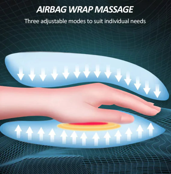 Electric Hand Massager with Heat & Air Compression – Ergonomic Design